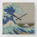 Recherche de grande vague horloges Japonais