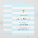 Recherche de garçon de rayure invitations Croix