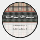 Search for plaid address stickers Classic