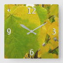 Recherche de feuille rouge horloges Vert