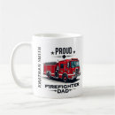 Search for firefighter dad mugs Thin red line