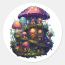 Search for mushroom house stickers Mushrooms