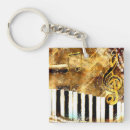 Search for gold music note keychains Piano