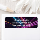 Search for striped background return address labels Lines