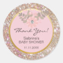 Search for brown and gold stickers Baby shower