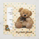 Recherche de nounours baby shower invitations Ours en peluche