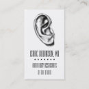 Recherche de audiologist cartes visite Ouïe