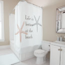 Search for beach starfish shower curtains White