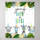 Search for animal birthday party posters Safari animals