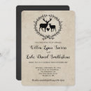 Search for deer antler wedding invitations Rustic country