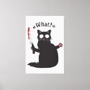 Search for black cat canvas prints Fun