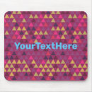 Recherche de triangle rose tapis souris Violet