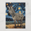 Search for zebra blue postcards Cute