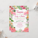 Search for luau engagement party invitations Tropical