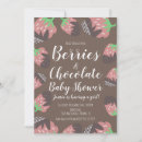 Recherche de fraise de chocolat invitations Fruit