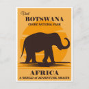Search for botswana travel postcards Elephant