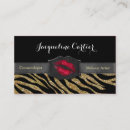 Search for kiss business cards Aesthetician