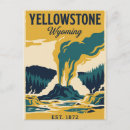 Search for yellowstone postcards Wyoming montana vacation