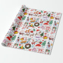 Search for christmas santa sleigh wrapping paper White