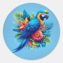Search for blue macaw stickers Parrot