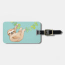 Search for sloth luggage tags Cartoon