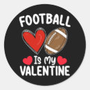Search for football valentine stickers Heart