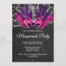 Search for peacock masquerade party invitations Mask