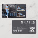 Recherche de trainer business cards Moderne