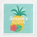 Search for tropical christmas napkins Hawaiian