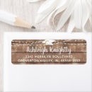 Search for wood planks return address labels Rustic