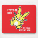 Search for happy bunny mousepads Humour