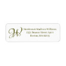 Search for olive green return address labels Classic