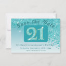 Search for 1st birthday save the dates Glitter