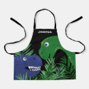 Search for black and green aprons For kids
