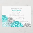 Search for dahlia bridal shower invitations Modern