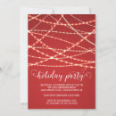 Search for sparkling lights invitations Red