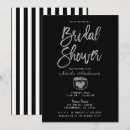 Search for rustic chic bridal shower invitations Black