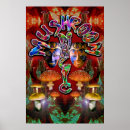 Search for magic mushroom posters Psychedelic