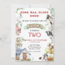 Recherche de oink baa moo invitations Garçon