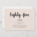 Search for floral 85th birthday invitations Blush