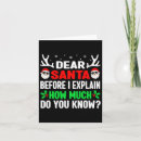 Search for dear santa i can explain christmas cards Snow
