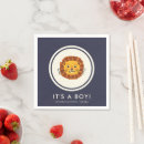 Search for safari baby shower napkins Blue