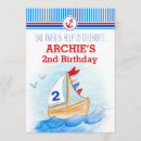 Search for boy second birthday invitations Whimsical