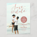 Search for gold foil save the date postcards Handwriting