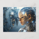Recherche de technologie cartes postales Futuriste