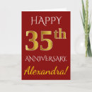 Search for 35th wedding anniversary cards Elegant