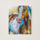 Recherche de peintures de cheval puzzles Beau