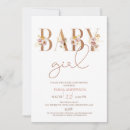 Search for minimalist baby girl shower invitations Modern