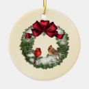 Recherche de oiseau rouge ornements Noël
