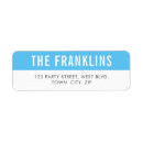 Search for package return address labels Modern